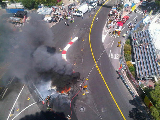 Accidente y Explosión en Santa Devota