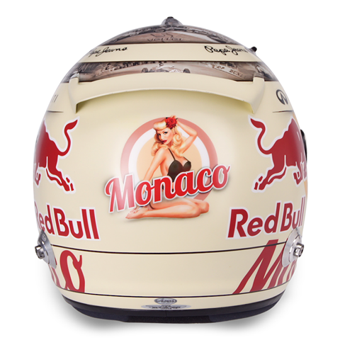 Casco de Vettel para Mónaco