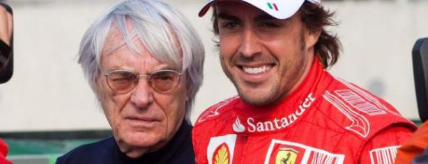 Fernando Alonso y Bernie Ecclestone/ lainformacion.com/ EFE