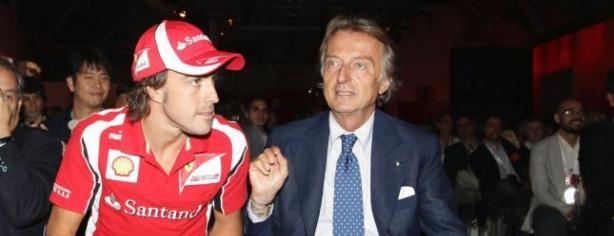 Fernando Alonso y Luca di Montezemolo/ lainformacion.com/ EFE