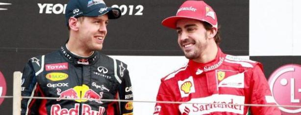 Fernando Alonso y Sebastian Vettel/ lainformacion.com/ EFE