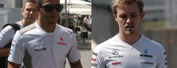 Lewis Hamilton y Nico Rosberg