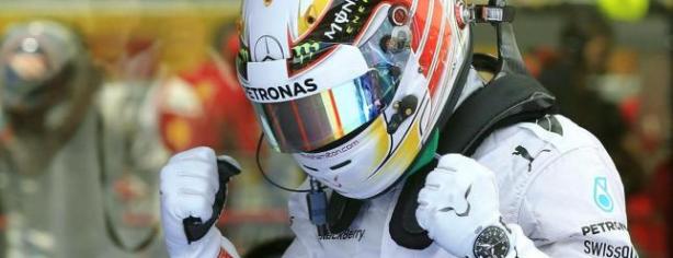 Hamilton celebra su cuarta pole/ lainformacion.com