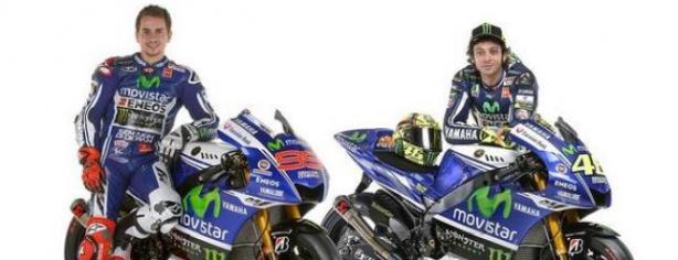 Lorenzo y Rossi con sus Yamaha/ lainformacion.com