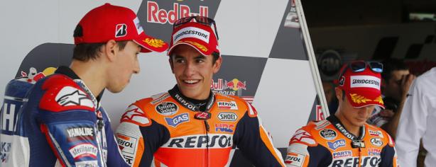 Podio de MotoGP en Indianápolis