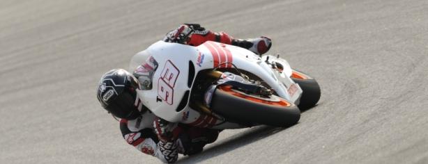 Marc Márquez con la Honda de MotoGP