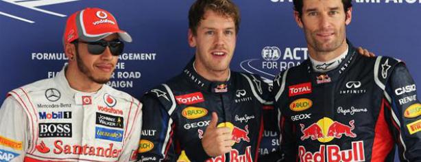 Vettel, Webber y Hamilton han sido los más rápidos
