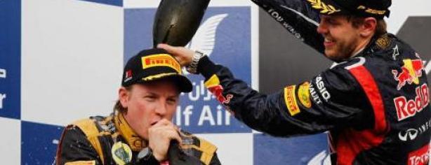 Kimi Raikkonen y Sebastian Vettel/ lainformacion.com