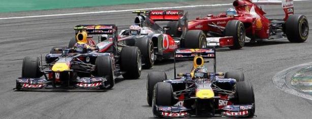 Los monoplazas de Red Bull, McLaren y Ferrari/ lainformacion.com/ EFE