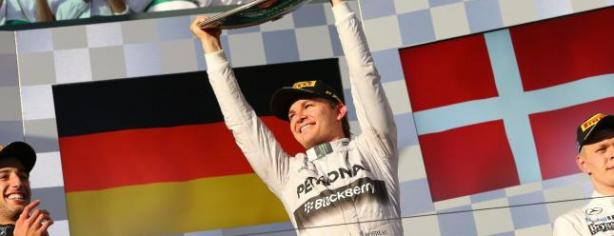 Nico Rosberg en el podio de Australia/ lainformacion.com