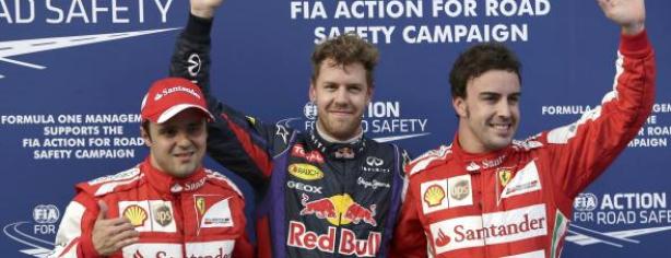 Vettel, Massa y Alonso en Sepang/ lainfomracion.com