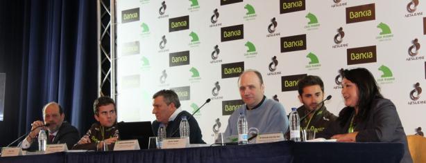 Terol y Faubel durante la charla