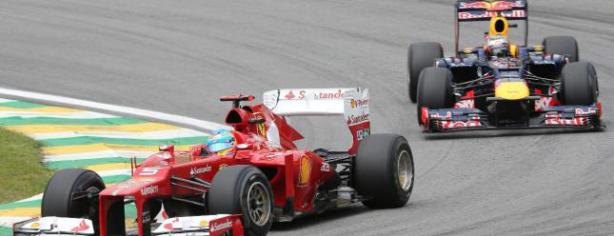 Vettel y Alonso en Brasil/ lainformacion.com/ EFE