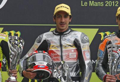 Podio de Moto3 en Le Mans