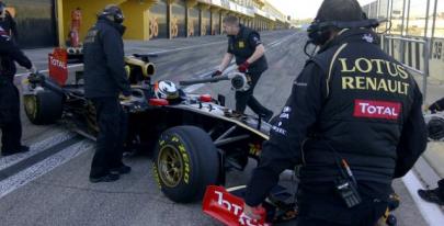 Kimi Raikkonen en su segundo día de test/ Twitter Lotus F1 Team
