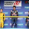 Carlos Sainz Jr. en el podio de Alemania