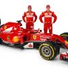 Alonso y Raikkonen con el Ferrari F14T