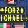 Cartel de ánimo de Ferrari a Michael Schumacher