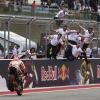 Márquez celebra su última victoria