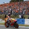 Marc Márquez celebra su victoria en Jerez