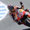 Marc Márquez celebra su triunfo en Laguna Seca/ lainformacion.com