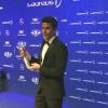 Marc Márquez con su premio Laureus/ Twitter