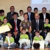 Nico Terol en la entrega de premios de la Cuna de Campeones Bankia