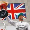 Lewis Hamilton en el podio/ lainformacion.com