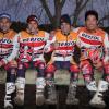 Toni Bou, Marc Márquez, Dani Pedrosa y Takahisa Fujinami