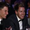 Sebastian Vettel en la gala de premios de la FIA