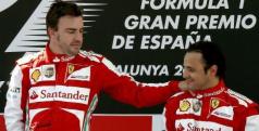 Fernando Alonso y Felipe Massa/ lainformacion.com