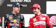 Fernando Alonso y Sebastian Vettel/ lainformacion.com