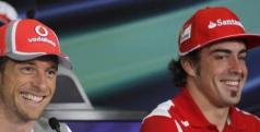 Fernando Alonso y Jenson Button, dominadores en FP1 y FP2/ lainformacion.com/EFE