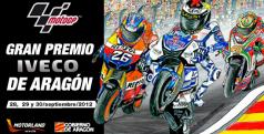 Cartel del GP de Aragón 2012