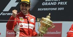 Fernando Alonso en Silverstone