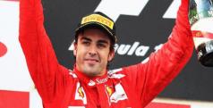 Fernando Alonso celebra su victoria en Hockenheim/ lainformacion.com