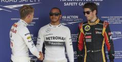 Hamilton, Vettel y Grosjean en Hungría/ lainformacion.com