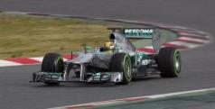 Lewis Hamilton durante los test de pretemporada 2013/ lainformacion.com