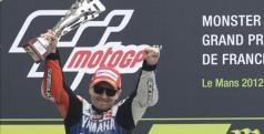 Jorge Lorenzo celebra su última victoria/ lainformacion.com/ EFE