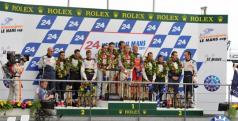 Podio de Le Mans