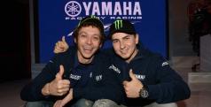 Jorge Lorenzo y Valentino Rossi/ Yamaha