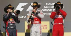 Hamilton, Vettel y Alonso en el podio de Austin/ lainformacion.com/ Reuters