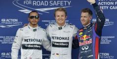 Rosberg, Hamilton y Vettel en Montmeló/ lainformacion.com