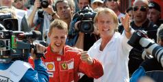 Schumacher con Luca di Montezemolo
