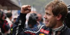 Sebastian Vettel celebra su título en Brasil/ lainformacion.com/ EFE