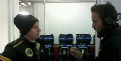 Kimi Raikkonen antes de subir al monoplaza/ twitter Lotus F1 Team