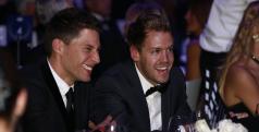 Sebastian Vettel en la gala de premios de la FIA