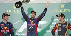 Sebastian Vettel celebra una nueva victoria/ lainformacion.com