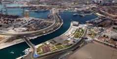 Vista aérea del Valencia Street Circuit